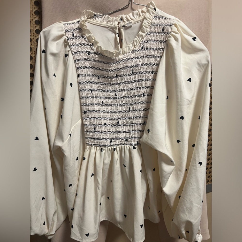Charming Cream and Black Kids Dress